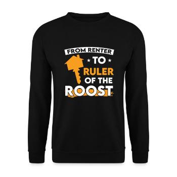 New Homeowner Homeowner Homeowner - Unisex Sweatshirt - black - Front - Alina (178cm) & Michal (187cm)