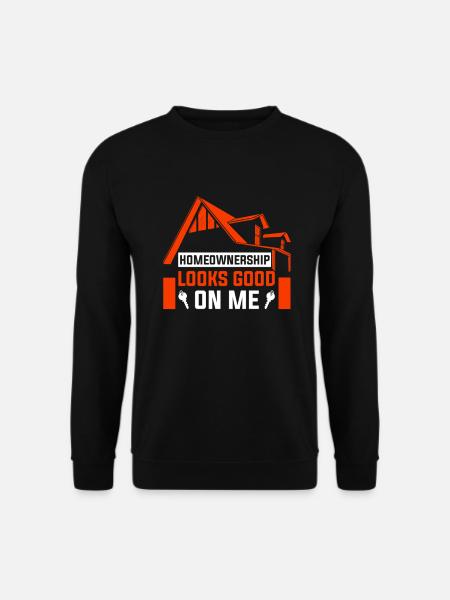 Neuer Hauseigentümer Hauseigentümer - Unisex Pullover - Schwarz