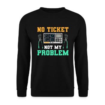 Network Administrator System Administrator Network - Unisex Sweatshirt - black - Front - Alina (178cm) & Michal (187cm)