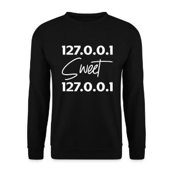 Network Administrator System Administrator Network - Unisex Sweatshirt - black - Front - Alina (178cm) & Michal (187cm)