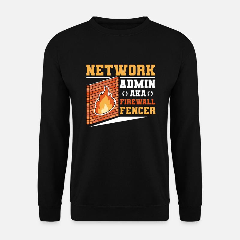 Administrateur réseau Administrateur système Réseau - Sweat-shirt Unisexe - noir