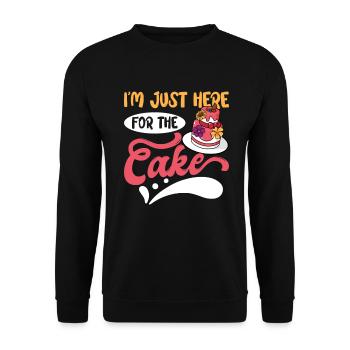 Cake Artist Cake Decorator Decorator B - Unisex Sweatshirt - black - Front - Alina (178cm) & Michal (187cm)