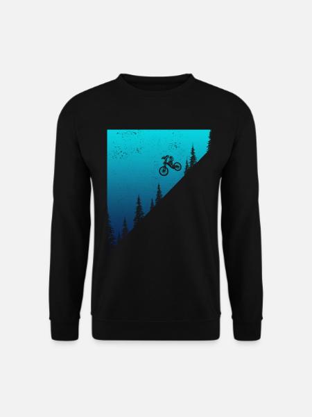 Mountain Bike MTB Downhill Biker Gift - Unisex Sweatshirt - black