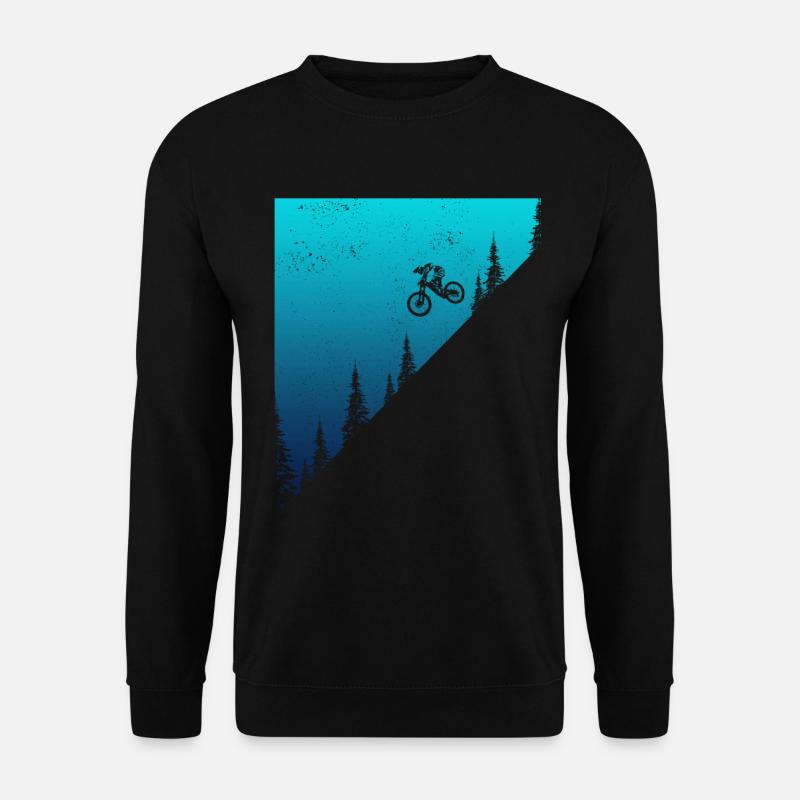 VTT VTT Downhill Biker cadeau - Sweat-shirt Unisexe - noir