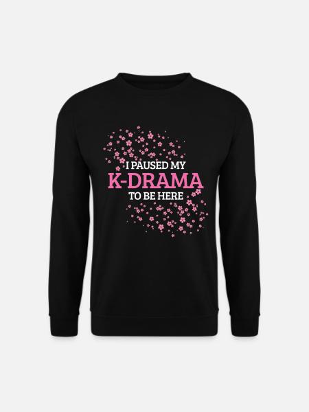 K-Drama K-Pop Fan Geschenk Koreanisch - Unisex Pullover - Schwarz