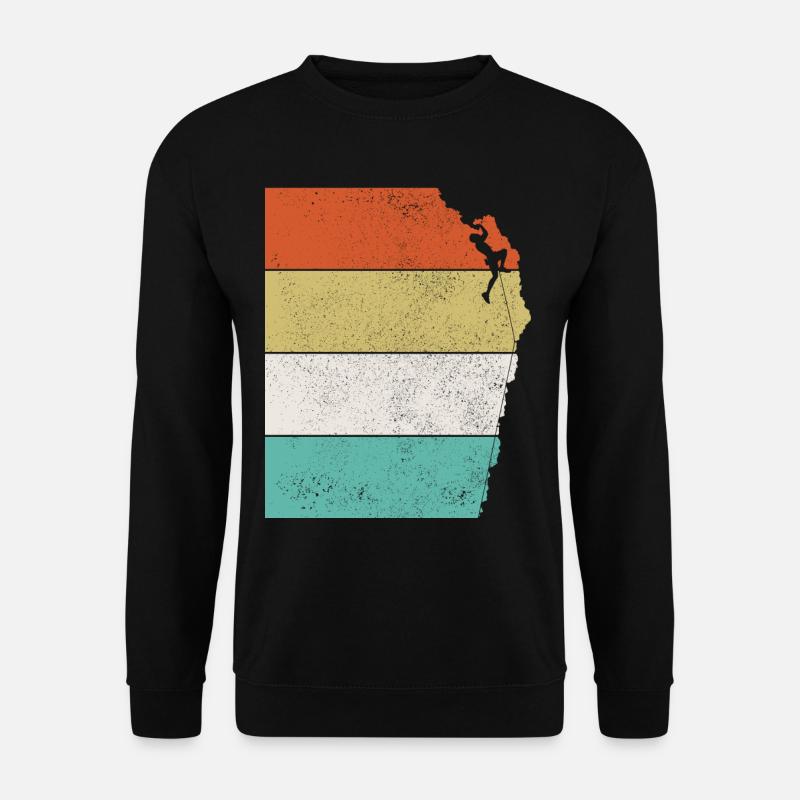 Climbing Bouldering Climber Gift - Unisex Sweatshirt - black