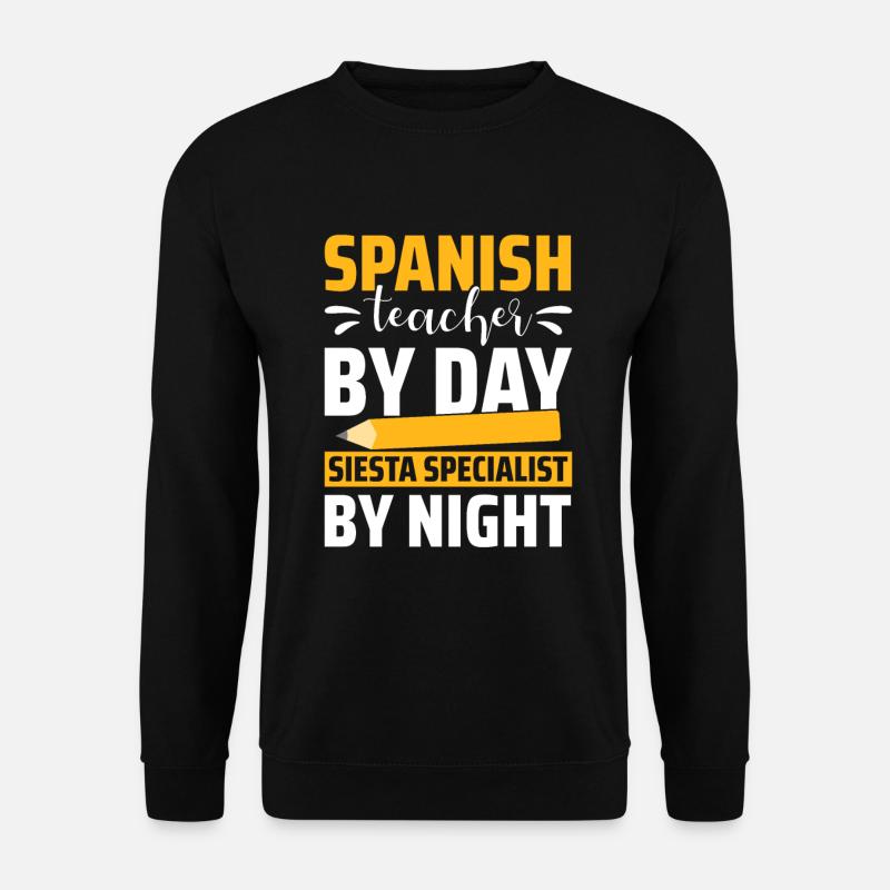 Professeur d’espagnol Maestra Professeur bilingue - Sweat-shirt Unisexe - noir