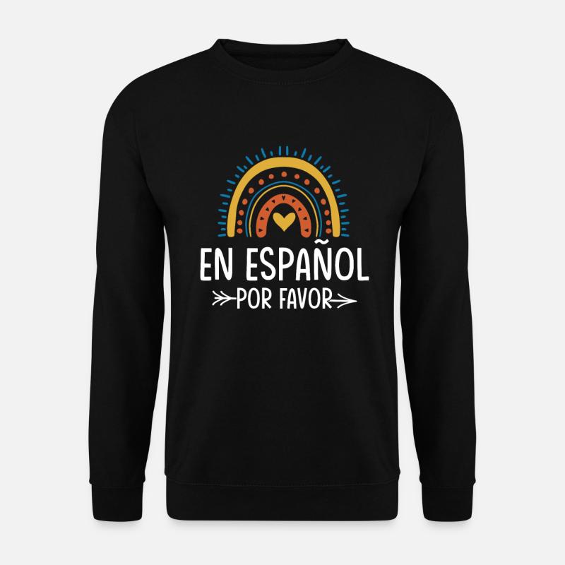 Professeur d’espagnol Maestra Professeur bilingue - Sweat-shirt Unisexe - noir