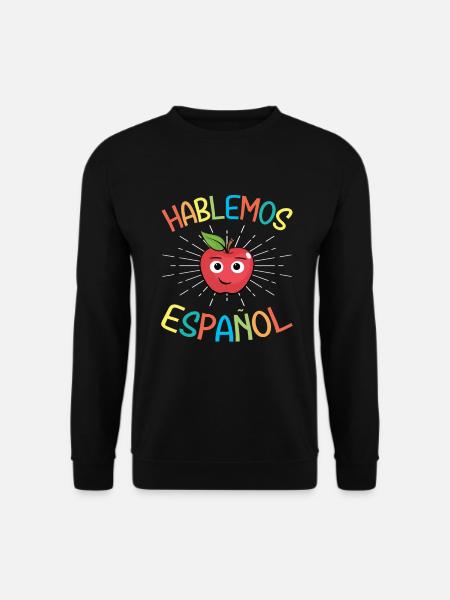 Spanish Teacher Maestra Bilingual Teacher - Unisex Sweatshirt - black
