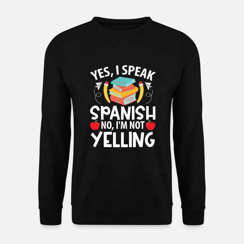 Professeur d’espagnol Maestra Professeur bilingue - Sweat-shirt Unisexe - noir