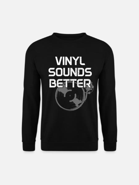 Disque vinyle collection DJ cadeau - Sweat-shirt Unisexe - noir