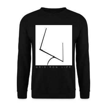 Gridiron Football Touchdown am amerikanischen Spieltag - Unisex Pullover - Schwarz - Vorne - Alina (178cm) & Michal (187cm)