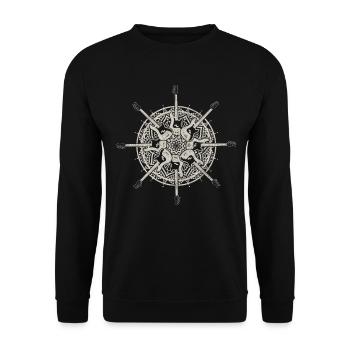 Bassiste Guitare Basse Drôle Cadeau - Sweat-shirt Unisexe - noir - Devant - Alina (178cm) & Michal (187cm)
