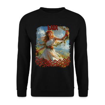 Divinité slave Lada Déesse Folklore Mythologie - Sweat-shirt Unisexe - noir - Devant - Alina (178cm) & Michal (187cm)