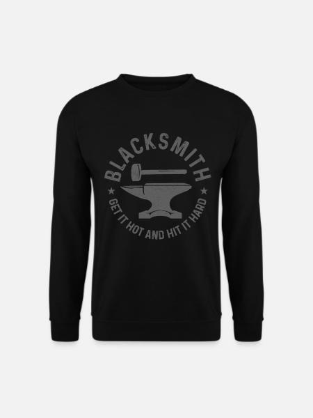 Forging Blacksmith Farrier Gift - Unisex Sweatshirt - black