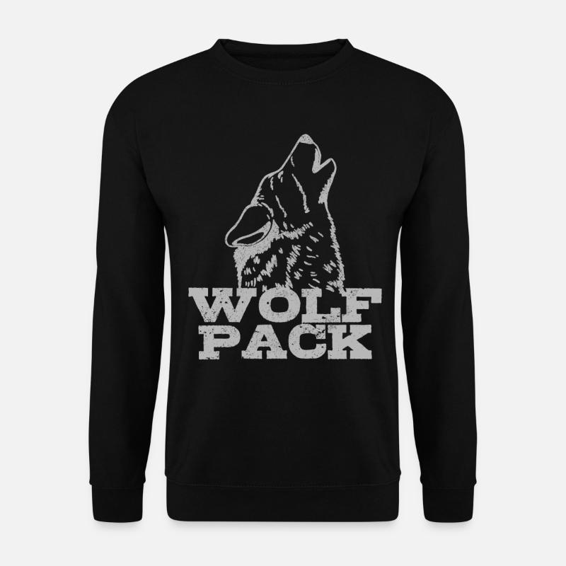 Wolf Pack Geschenk - Unisex Pullover - Schwarz