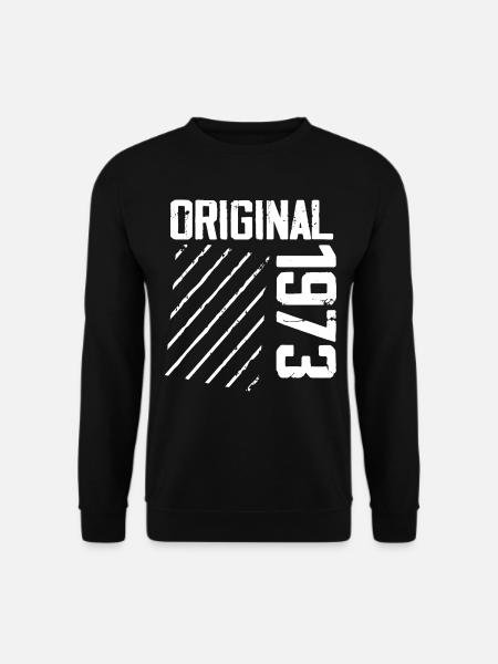 Original 1973 51e Anniversaire Cadeau Retro - Sweat-shirt Unisexe - noir