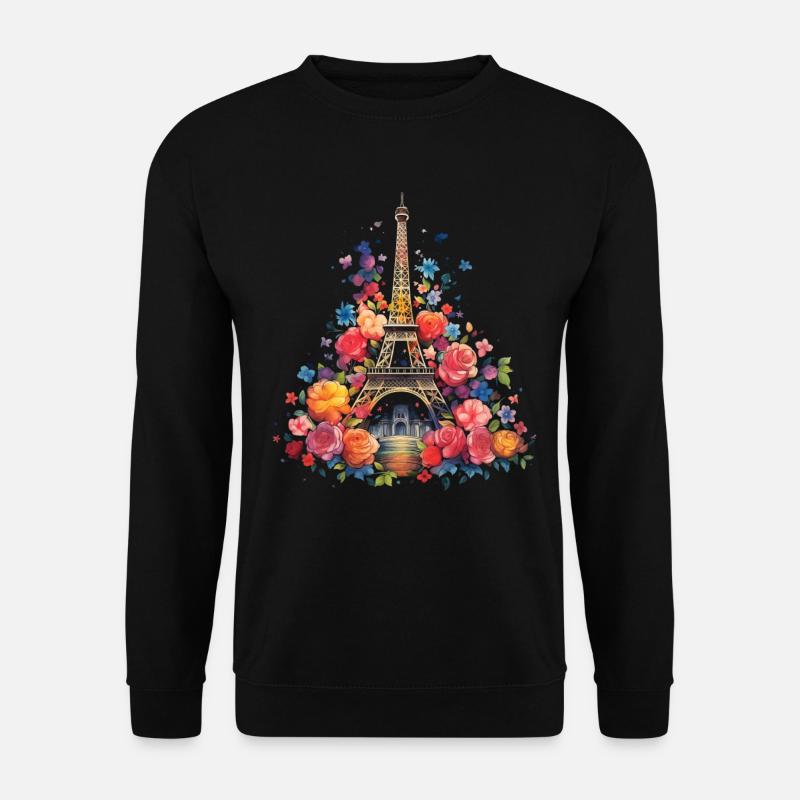 Paris Frankreich Eiffelturm Souvenir - Unisex Pullover - Schwarz