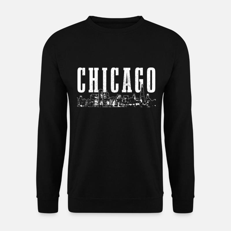 Chicago, Illinois - Unisex Pullover - Schwarz