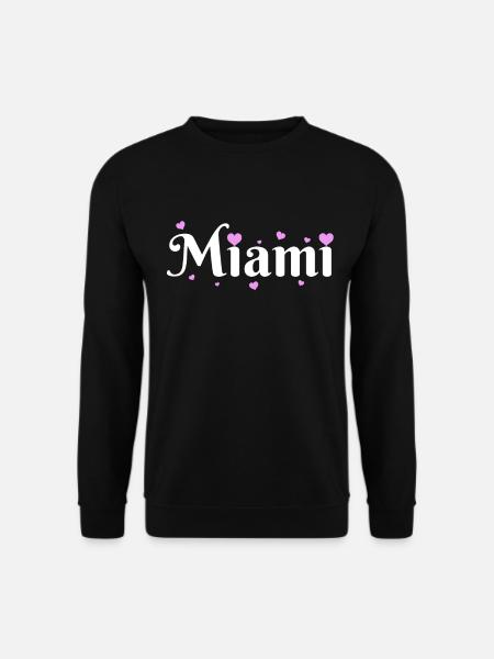 Miami, Florida, USA - Unisex Sweatshirt - black