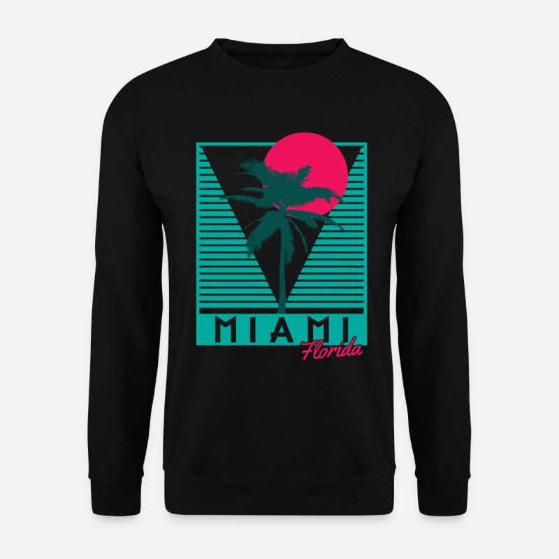 Miami Florida USA - Unisex Pullover - Schwarz