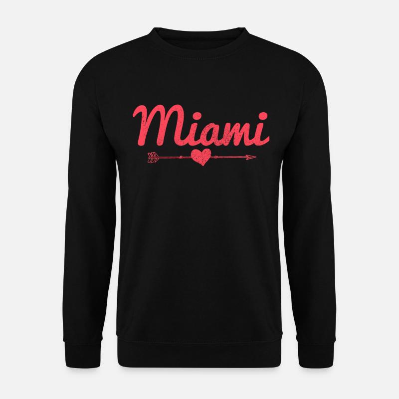 Miami Florida USA - Unisex Pullover - Schwarz
