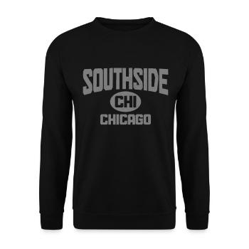 Chicago Illinois Souvenir Gift - Unisex Sweatshirt - black - Front - Alina (178cm) & Michal (187cm)