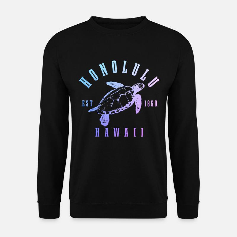 Honolulu Hawaii Aloha Souvenir - Unisex Sweatshirt - black