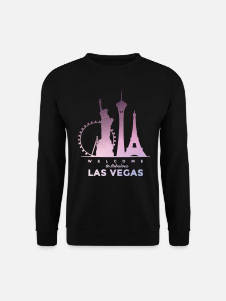Las Vegas Nevada Souvenir Geschenk - Unisex Pullover - Schwarz