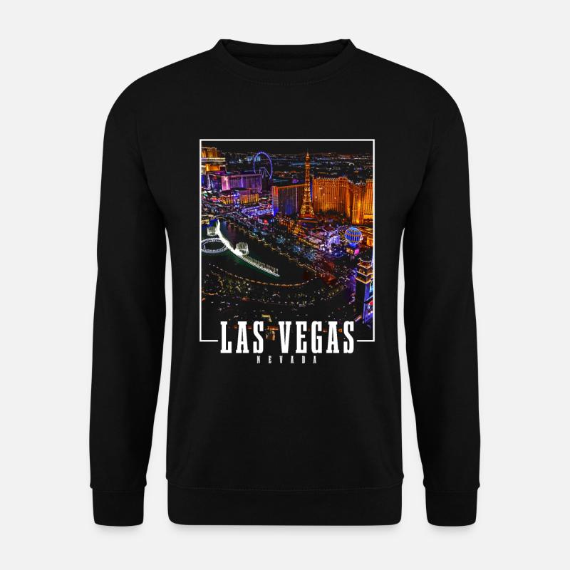Las Vegas Nevada Souvenir Geschenk - Unisex Pullover - Schwarz