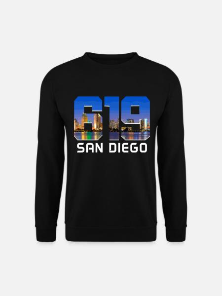 San Diego Californie Vintage Souvenir - Sweat-shirt Unisexe - noir