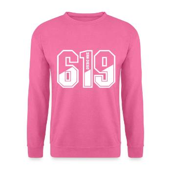 San Diego Kalifornien Vintage Souvenir - Unisex Pullover - Pink - Vorne