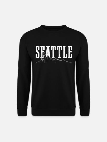 Seattle Washington Souvenir Gift - Unisex Sweatshirt - black