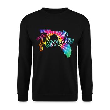 Floride Souvenir États-Unis Amérique - Sweat-shirt Unisexe - noir - Devant - Alina (178cm) & Michal (187cm)