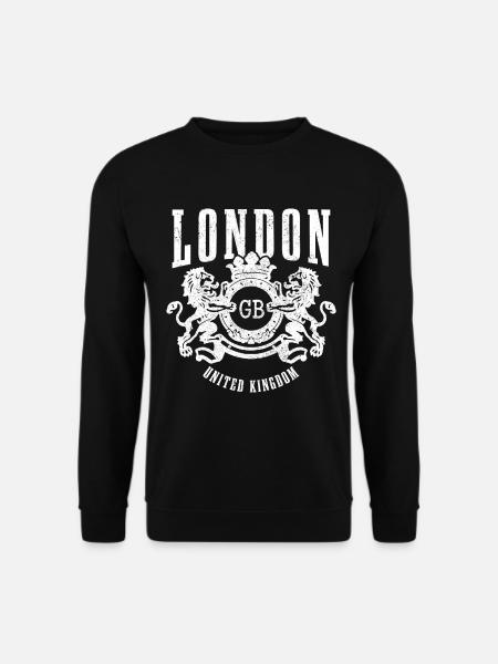 Londres, Angleterre, Royaume-Uni, cadeau Souvenir - Sweat-shirt Unisexe - noir