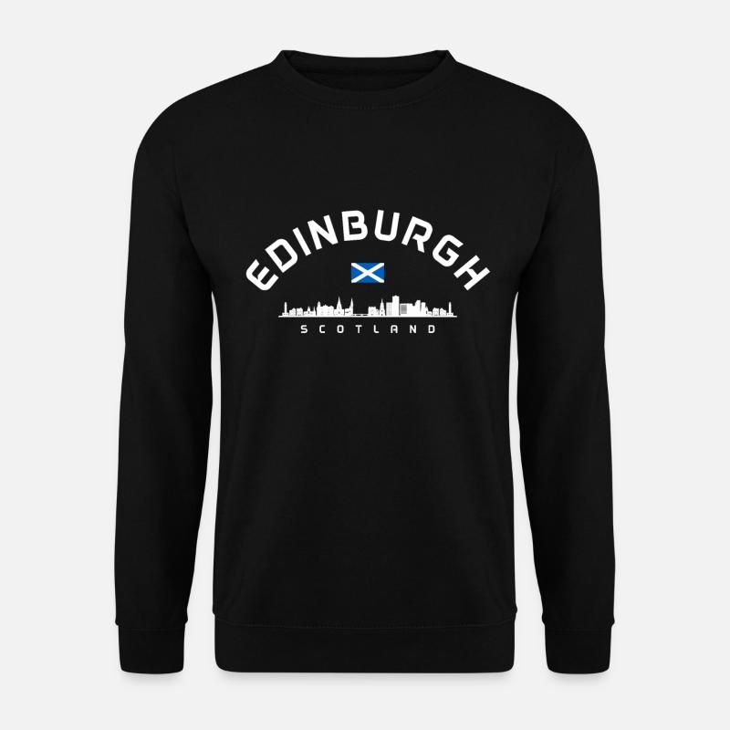 Drapeau écossais d’Écosse d’Édimbourg - Sweat-shirt Unisexe - noir