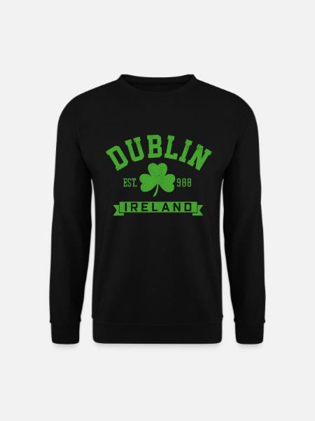 Irlande Dublin Royaume-Uni irlandais Souvenir cadeau - Sweat-shirt Unisexe - noir
