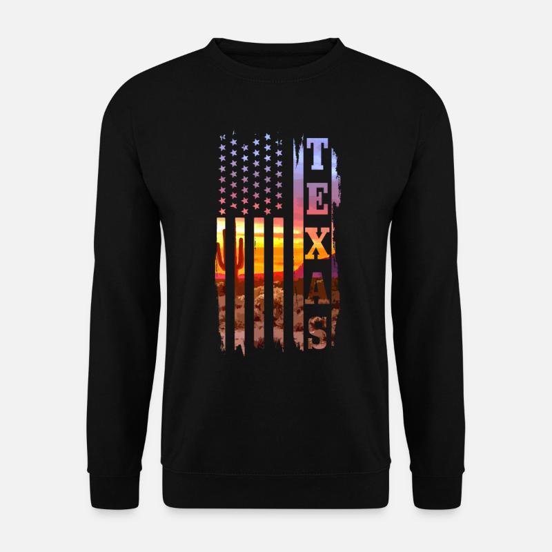 Texas - Unisex Pullover - Schwarz