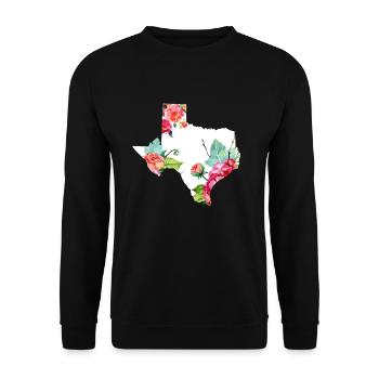 Texas - Unisex Pullover - Schwarz - Vorne - Alina (178cm) & Michal (187cm)