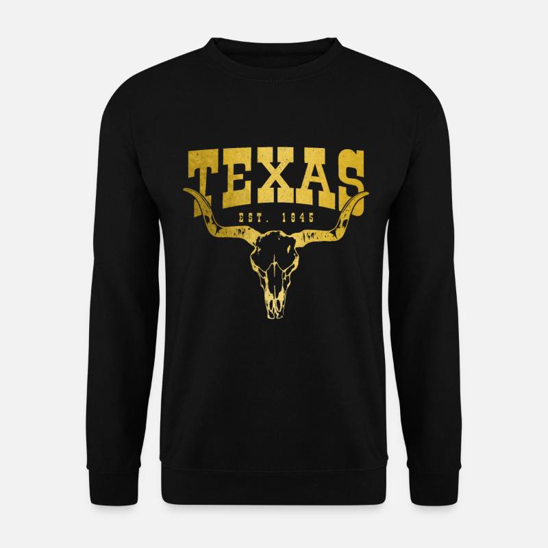 Texas - Unisex Pullover - Schwarz