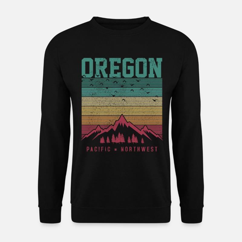 Oregon - Unisex Pullover - Schwarz