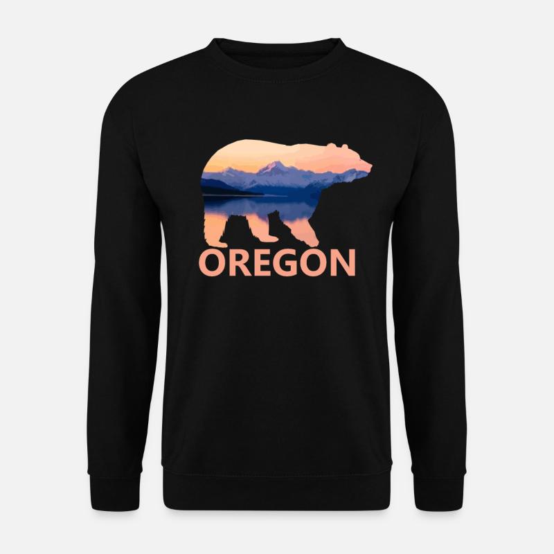 Oregon - Unisex Pullover - Schwarz