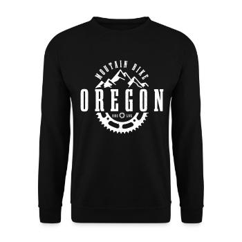 Oregon - Unisex Pullover - Schwarz - Vorne - Alina (178cm) & Michal (187cm)