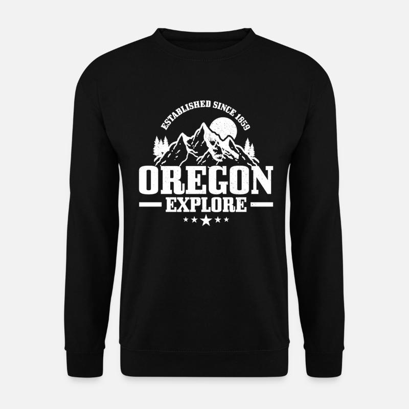 Oregon - Unisex Pullover - Schwarz