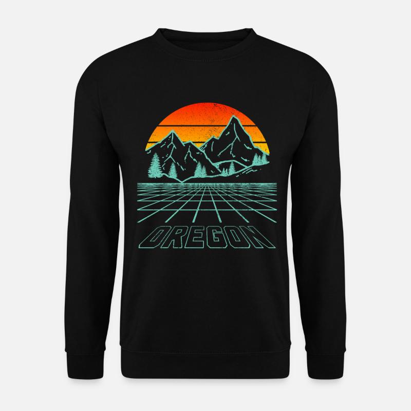Oregon - Unisex Pullover - Schwarz