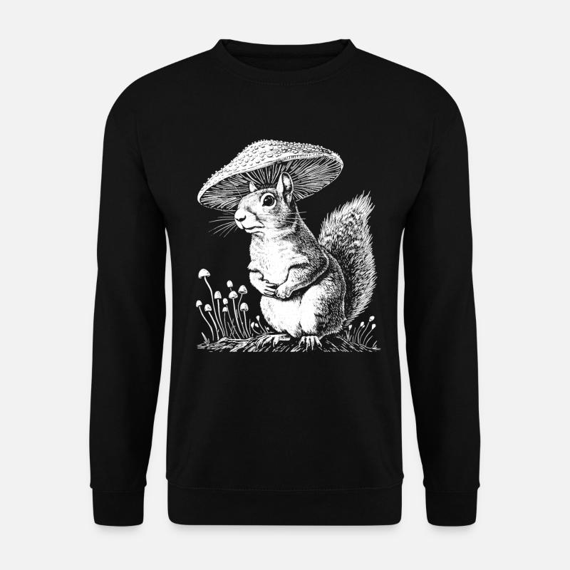 Squirrel - Unisex Sweatshirt - black