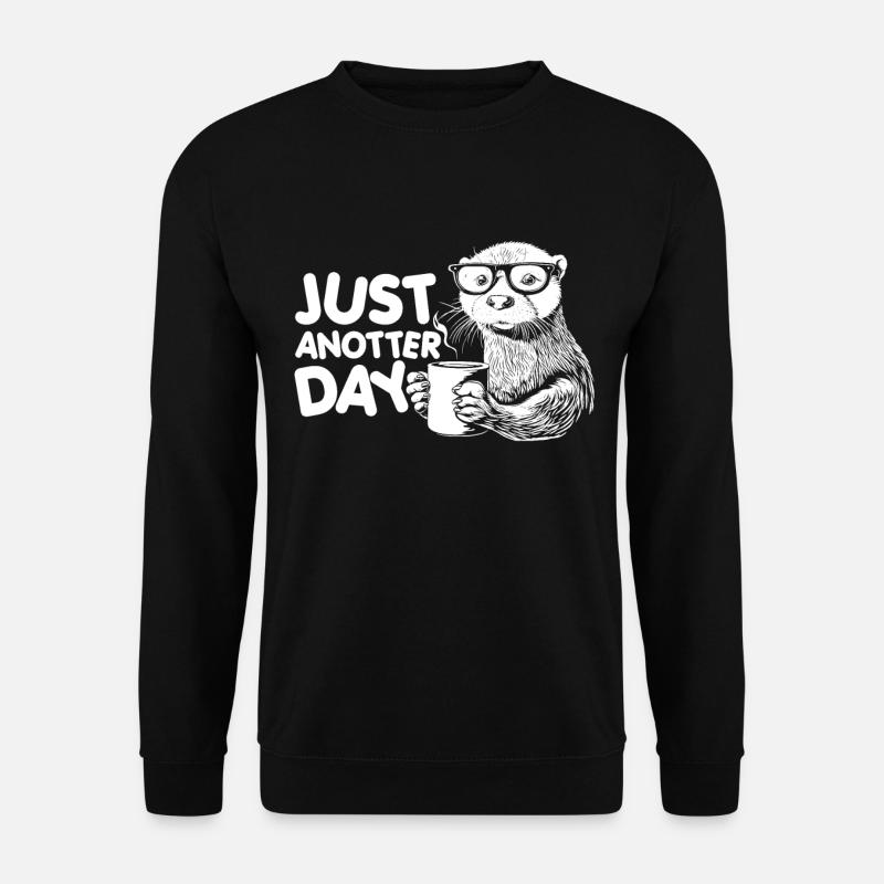 Loutre - Sweat-shirt Unisexe - noir