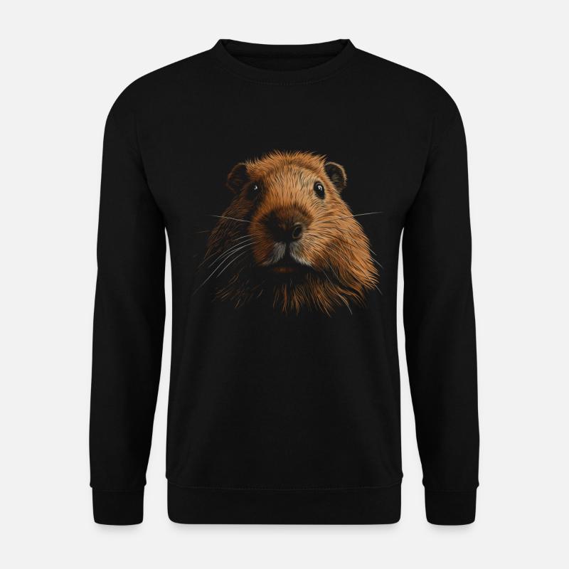 Guinea Pig Funny Gift - Unisex Sweatshirt - black