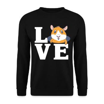 Cobaye - Sweat-shirt Unisexe - noir - Devant - Alina (178cm) & Michal (187cm)