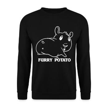 Cobaye - Sweat-shirt Unisexe - noir - Devant - Alina (178cm) & Michal (187cm)